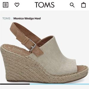 Toms Canvas Wedges